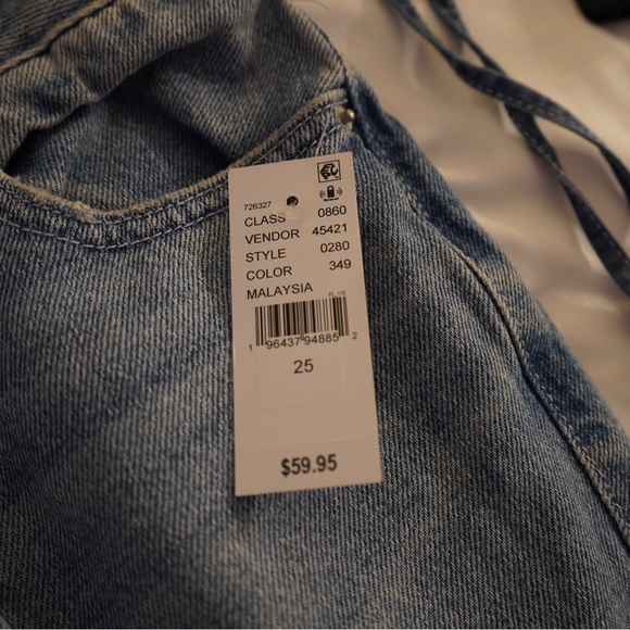 Pacsun Tie Low Rise Jeans - Picture 3 of 4